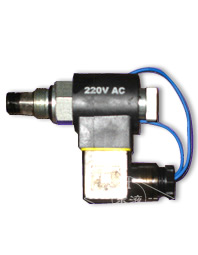 Two position two way electromagnetic unloading valve 